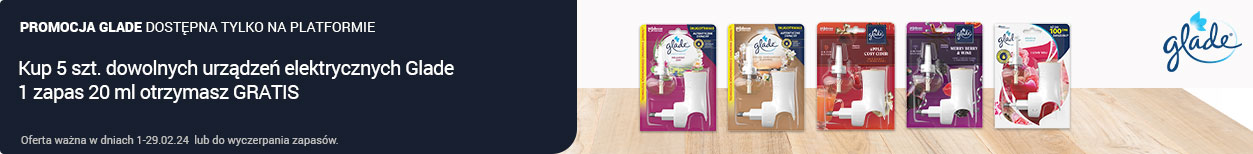 Glade odświeżacze elektryczne. Promocja.