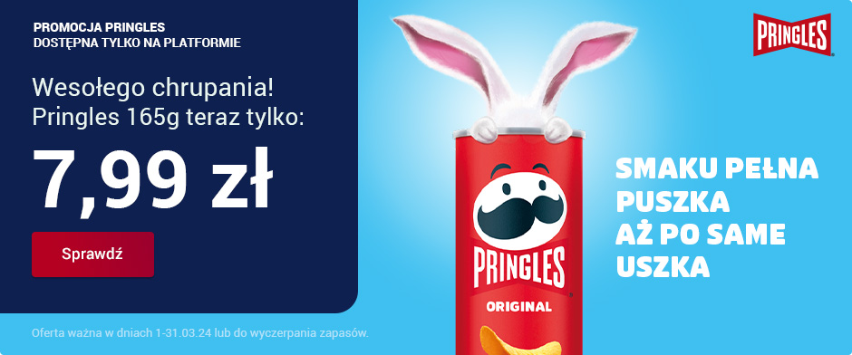 Pringles. Promocja. Wesołego chrupania! Super cena 7,99