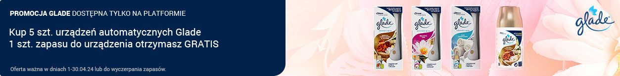 Glade. Kup 5 szt. urządzeń automatycznych Glade, 1 szt. zapasu do urządzenia otrzymasz GRATIS