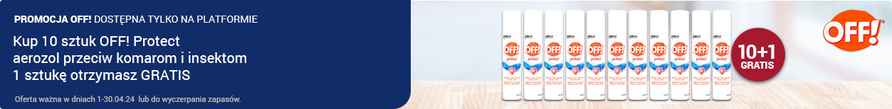 OFF!. Kup 10 sztuk OFF! Protect aerozol przeciw komarom i insektom 1 sztukę otrzymasz GRATIS