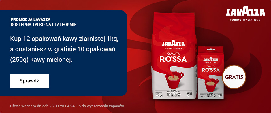 Kampania Lavazza. 12+10 GRATIS