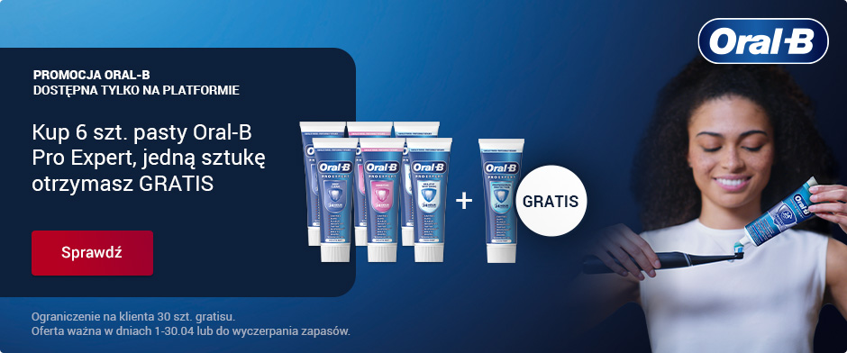 Oral-B. Kup 6 szt. pasty Oral-B Pro Expert, jedną sztukę otrzymasz GRATIS