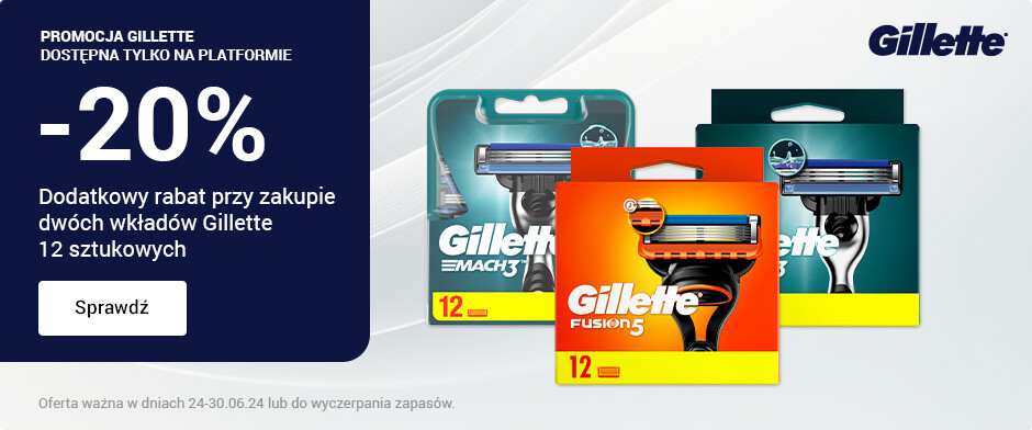 Gillette wklady 12 welcome Gillette wklady 12 welcome